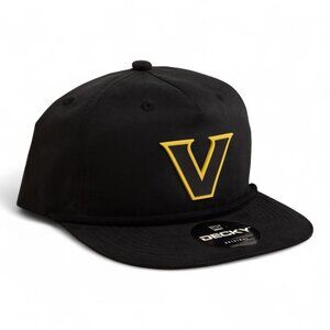 Vanderbilt Commodores Black 3D Classic Rope Hat- Black